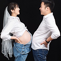 距预产期还有45天，小家伙，妈妈爸爸期待你的到来哟❤️