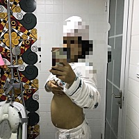 产后第十一天的小肚肚，希望快点平下去，肚子上的肉能早点紧下去