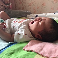 八月一号凌晨 41周+2天 终于迎来了宝宝 在妈妈肚子里多待了这么久 真是沉得住气儿的小姑娘💕