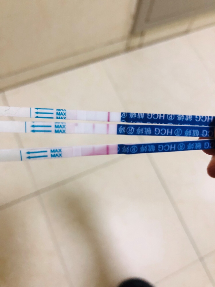 这是晨尿测了三次