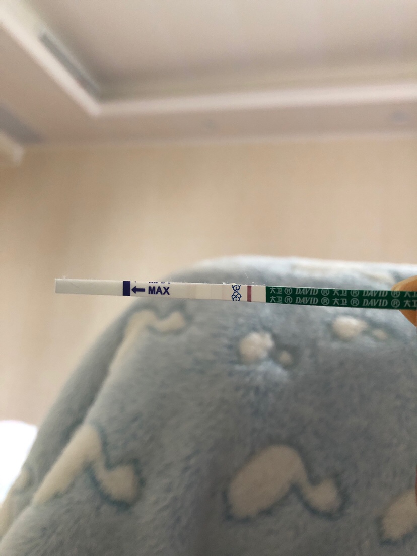 备孕两个月，这是今天测的，还有没有希望，这几天胸胀痛乳头痛过两天就是姨妈日了希望不要炸胡