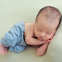 有有哥五天啦，拍照的时候是各种享受各种乖啊！ 有外公外婆帮忙带，我轻松多了，月子里也衣食无忧。...