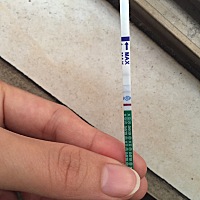 这是怀孕了吗？同房15天测的结果。