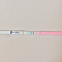 上个月22号来的月经，排卵日是8月8号，今天内裤上有棕色分泌物，用排卵试纸测了一下，这是想来月经还是...