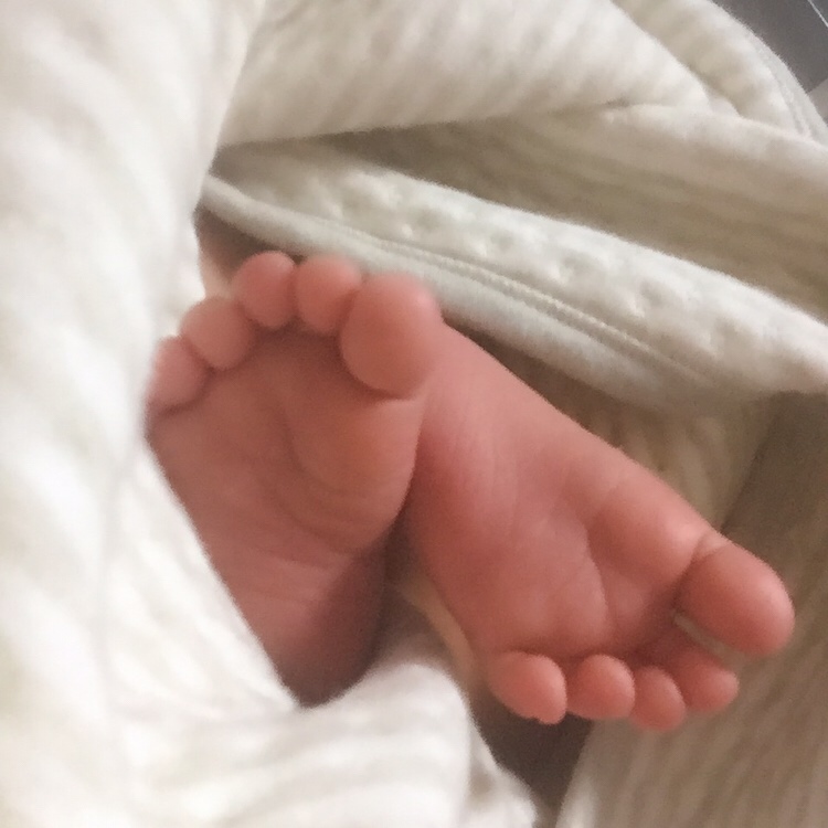 小姑娘的胖脚丫