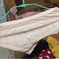 婆婆把我内裤晾成这样的时候在想什么，傍晚趁着小宝睡了上三楼收衣服给大宝洗澡发现我内裤这样的，...