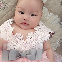 转眼5个月了妈妈的小宝贝，健康快乐成长！