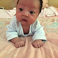 大眼睛萌娃。爱你，我的小情人。❤️