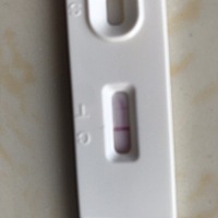 末次月经7月20 刚才测了一下 你们帮我看下有没有怀孕