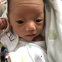 才出生二十天的你，已经是住院第二次了，小凯凯赶紧好起来吧，不要再生病发烧了，