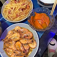 晒晒老公给做的月子饭，因为是二胎婆婆照顾大宝，所以月子都是老公忙前忙后的  感恩遇到你