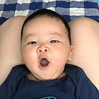 两个月的宝宝开始不吃夜奶，真是我得天使宝宝(✖╹◡╹✖)♡
