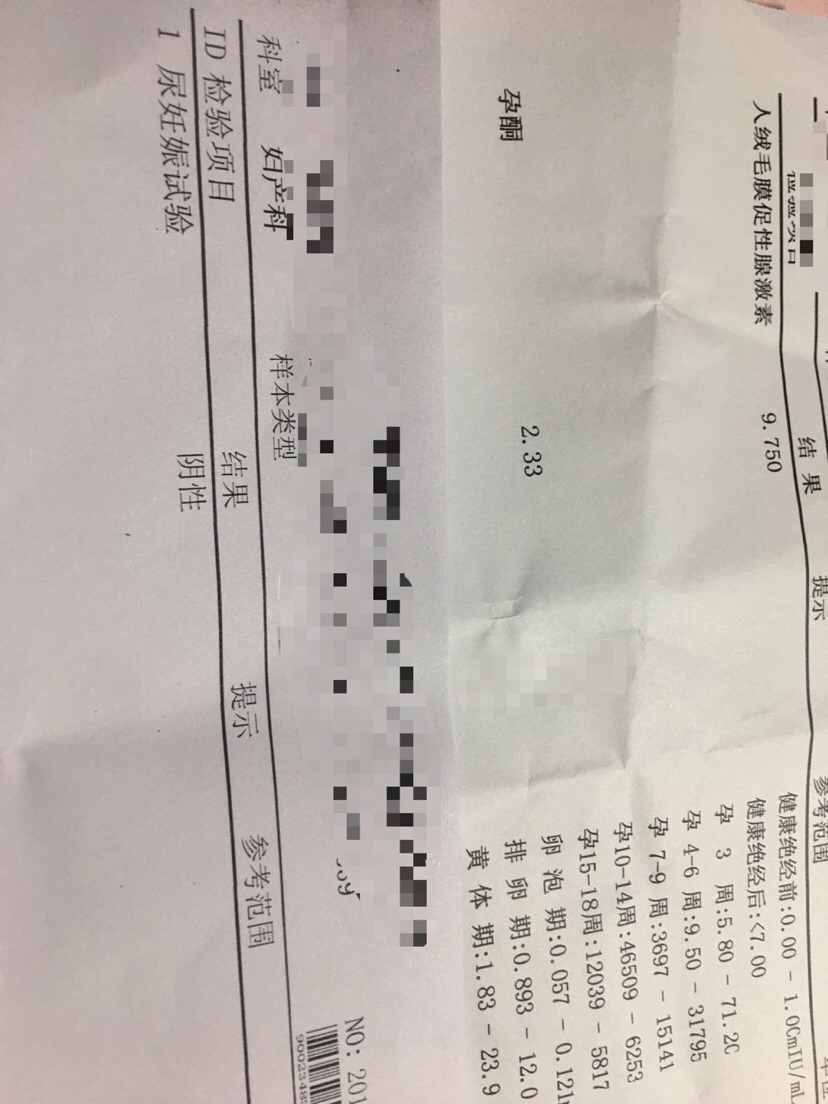 这是怀孕了还是没怀孕啊？会不会不正常啊，今天是姨妈推迟的第4天了，医生说一个星期以后复查