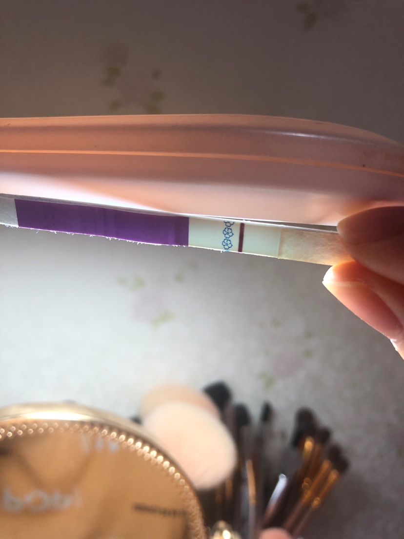 这是大卫的验孕棒，还有大卫的试纸都是这样有印，
