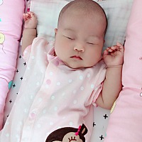 宝宝很乖，晚上吃2次奶，一觉天亮，知道晚上，所以也不会吵，醒很久，2点拉了大便，换了继续睡，不需要...