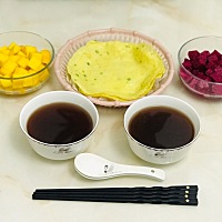 早餐补图，赵先生做的拿手煎饼  顺便带上午餐图