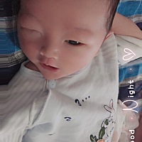 25号七斤一两。刘宸溪。我的小恶魔欢迎你的到来。愿之后的复查一切顺利。平平安安的长大。