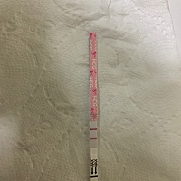上个月5号来的姨妈，第一个月备孕二胎，今天晚上心血来潮用秀儿测了下，出现二杠，这是不是有了