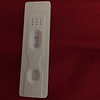 我快烦死了8月26号的大姨妈今天都第8天还没来测了测，我都看花了到底怀了没怀