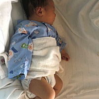 九月一号预产期、三十号凌晨三点见红、三十一号九点宝宝出生。男宝……过程不说了、太心酸。