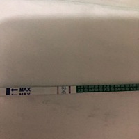 次未月经7月25 今天才能测出 月经超过五天时测一直是白板 心想这个月肯定没戏了。今天心血来潮 又去买回...