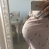 38周了，这肚子算大么，看着像男孩还是女孩