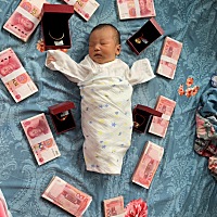 中秋节快乐～ 爷爷奶奶外公外婆给儿子的大红包🧧 一大家人团圆😁