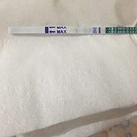 5号排卵 前晚同房后有血，昨晚今天测有两条杠，第二条很浅