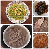 ♥️亲妈牌月子餐第3️⃣8️⃣天 早餐：桂圆干蛋花汤➕小米粥 上午：整鸡鱼胶汤 中午：小米粥➕鸡腿🍗...