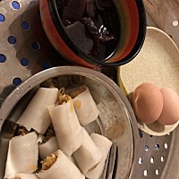 月子早餐打卡✔️婆婆自制的猪肠粉🍜