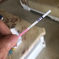 软件显示22号排卵，图一是20号测的排卵试纸还没有强阳，好奇怪，今天21号测已经显示排卵了，昨晚同房了...