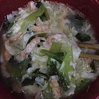 婆婆给我做的月子餐，虾子都剥好皮，感恩上帝赐予我这么好的婆婆😘