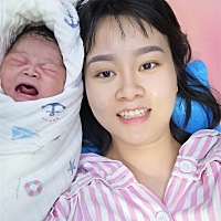 体验了一把传说中的生孩纸🙈6.8斤小公主！正枕后位难产了，差点顺转剖…还好我坚持了！宫口开生了三个...