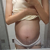 到今天为止所有检查都一次过啦，宝宝好棒，还不知道男女，大家帮我看看我这是乔治还是佩琦呢？😄