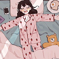 昨晚做梦生👶🏻了，而且👶🏻像🐷，什么👻。 （被🦟咬肿的眼皮一晚上都没下去）