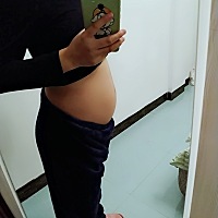 25周多了，这个肚子算小吗？？