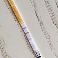 别的没有。今天第十天，测出.金.秀.儿早早孕粉印，客服说要继续测，测到加深才正式确认怀孕，再去医院抽...