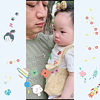 快9个月了！💗最近越来越发现这汤圆和他爸表情😊越来越像