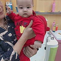 不知不觉已经四个月了，妈妈的皮夹克，为娘所求不多，一生健康平安就好。。。。。爱你哟，么么哒😘�...