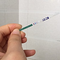 没经验，测了两次都是这样，问下各位是不是怀了，先谢谢大家了！