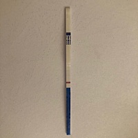 今天忍不住又测了一下… 比昨天好像明显点，有一道浅浅浅的粉色