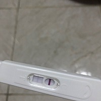今天早上测的，刚开始如图一，过了几分钟变成图二的样子，会看的人麻烦看一下～