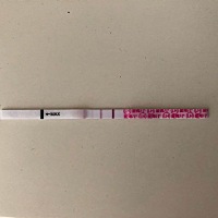 中间胸会疼和小腹痛，就像每次月经前姨妈感一样一直测排卵试纸都测到金.秀.儿强阳