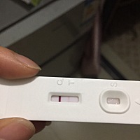 肚子左腹拉扯酸痛，胸部也痛，姨妈感强烈。可是我测出来有一深一浅。怀孕的可能大吗