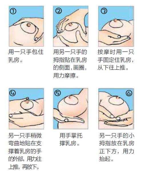 二：多吃花生，豆类食物，红豆，黑豆最好。
　　三：哺乳的时候一定要穿哺乳文胸，要适合自己的，不紧不松，这个很重要，一定要每天都穿。还有，记得穿乳罩的时候，要用那种往上托的手法穿，要有那种能托住胸的，以后的胸形下不下垂就靠这个时候了！大家一定要记住！