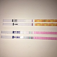 昨天和今天分别测的，感觉加深不明显啊～～着急～～