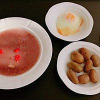 分享月子第1⃣️1⃣️天饮食  宝宝脸上表情丰富 可爱至极 晚安🌙