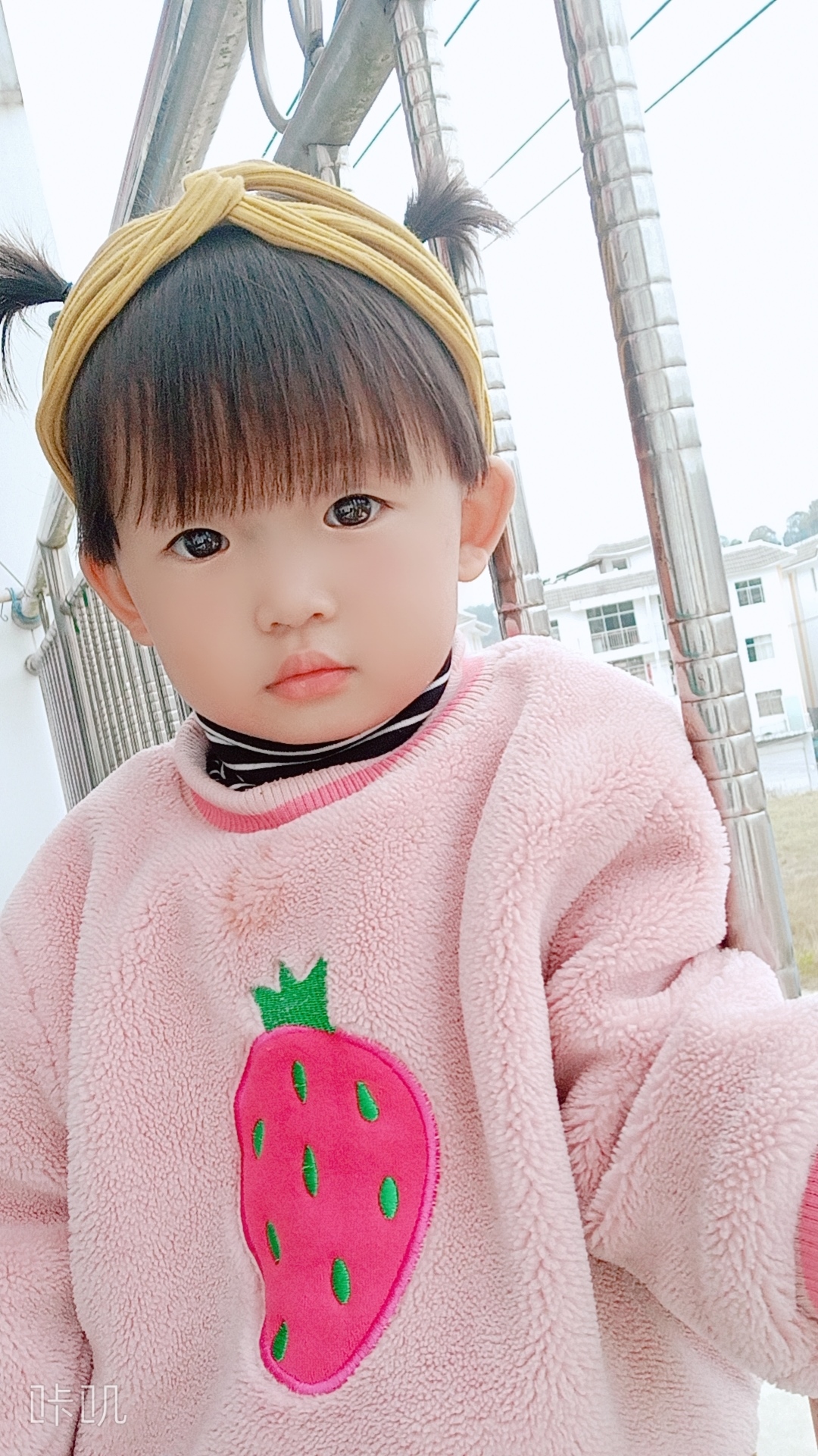 平时的女汉子，今天说要扎头发😆😆😆