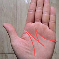 #手相面相手相算命# 传说中的M形手，M形手的人一直在等待时机，而且不是瞎等，是很有计划且赋予行动的等...