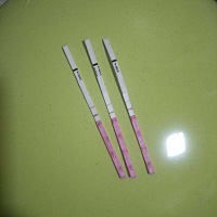 最上边是昨天早上的，第二个是晚上的，第三个是今天早上的，估计八九不离十了，祝愿跟我一起排的准麻麻...